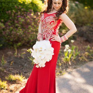 I'm selling a formal gown. Also got married in it